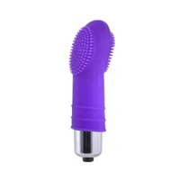 Jual D264 getar otomatis bulu geli ewis toy pria wanita - Hitam Sextoys Ungu