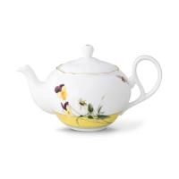 【NORITAKE】法式風情金邊骨瓷-日光香頌下午茶 茶壺(新品上市 原廠禮盒)