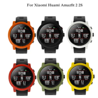 PC band protective case cover for xiaomi huami amazfit 2 2S stratos colorful smart watchband hard plastic shell Slim Frame new