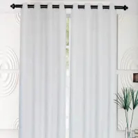 Informa Gorden 135x300 Cm Set 2 Pcs Blackout - Abu-abu