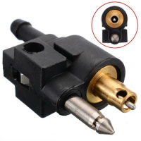 1 Set 1/4Inch 6Mm Male &amp; 5/16 Inch 8Mm Female Fuel Line Hose Adapter Fitting Pipe Connector Black