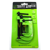 Tekiro klem C set 3pc 1\ 2\" 3\"/ clamp C set 3pc / C klem set 3pc TERBARU!!!!!"
