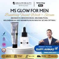 MS GLOW FOR MEN - BUNDLING ENERGIZER FACIAL WASH 100 ML & ENERGY SERUM - 20 ML
