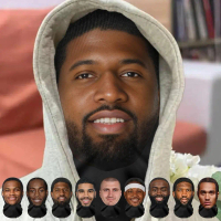 American Basketball League Star 3D Printed Mask Polyester Funny Material Mask T4U6