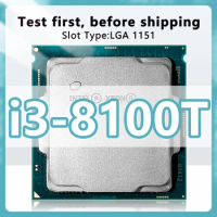 Core i3-8100T CPU 14nm 4 Cores 4 Thread 3.1GHz 6MB 35W 8thGeneration Processors LGA1151 i3 8100T FOR Z390 Motherboard