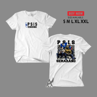 Baju Distro Kaos Sablon Atasan Pria Wanita Suporter PSIS SEMARANG Katun Combed 30s Premium Quality C