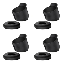 Silicone Case Cover for Google Nest Cam Outdoor Or Indoor (Battery)(Black)