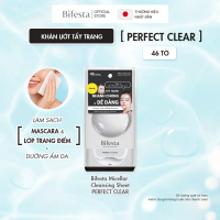 BIFESTA Khăn tẩy trang làm sạch hoàn hảo Perfect Clear 46 miếng