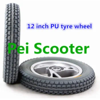 12inch 12 inch aluminum alloy PU tyre wheelchair wheel phub-12ft