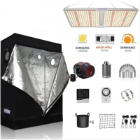 Factory Price All in One Indoor Plant 1680d Grow Tent Complete Full Kits Hydroponics Growing Systems With Light and Air Filter