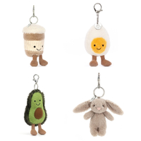英國JELLYCAT 吊飾鑰匙圈(多款可選)吊飾|鑰匙圈