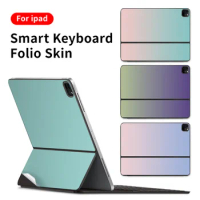 Film For 2020/2021/2022 Ipad Pro6/5/4/3/2 Smart Keyboard Folio Gradient Skin Sticker 11inch/12.9 inch Protective Cover Keyboard