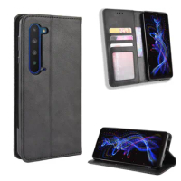For Sharp Aquos R5G Case Luxury Flip PU Leather Wallet Magnetic Adsorption Case For Sharp Aquos R5G Protective Phone Bags
