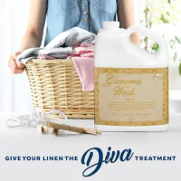 DIVA Glamorous Wash HE Liquid Laundry Detergent Liquid Laundry Soap Liquid Detergent Bundle with Stain Remover Pen