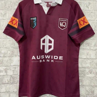 QLD Maroons 2023 Men's Jersey 2023/24 QUEENSLAND MAROONS STATE OF ORIGIN RUGBY TRAINING JERSEY SHORTS size S-5XL