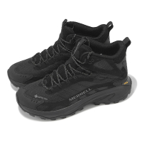 MERRELL 登山鞋 Moab Speed 2 Mid GTX 男鞋 黑 防水 戶外 機能 郊山 Vibram(ML037501)