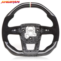 Carbon Fiber Italy Alcantara Leather Steering Wheel Fit For Lamborghini Urus 2018 Model