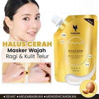 Masker Telur Egg Shell Mask 100gr Masker Wajah Pengencang Kulit Mencerahkan Halus dan Glowing