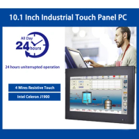 HUNSN 10.1 Inch Backlit LED Embedded Panel PC,Core I5, Celeron J1900, 4 Wire Resistive Touch Screen, Windows 10 Pro, APW12