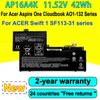 New AP16A4K 3ICP4/68/111 Laptop Battery For ACER Swift 1 SF113-31-P57A P0N9 P42V P2XU Series AO1-132-C0QL C129 C1T4 C3FQ C3T3