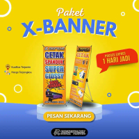 CETAK X BANNER + STANDING / BANNER WISUDA / BANNER SIDANG / BANNER CUSTOM