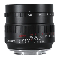 7artisans 7 artisans 50mm F0.95 APS-C camera lens MF Manual Focus for Nikon Z Olympus M4/3 Fuji XF X Canon EF-M EOS-M Sony E