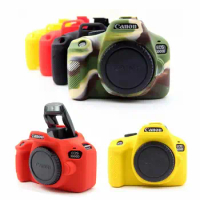 portable Rubber Silicone case Camera Bag for Canon EOS 3000D 4000D Rebel T100 protector cover