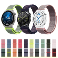 Loop Woven Nylon Strap For HUAWEI Watch GT 3 Pro 43mm 46mm GT2 42mm Sport Watchband For HUAWEI Watch 3 Pro Bracelet Accessories