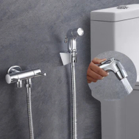 Handheld Bidet Sprayer ABS Faucet Gun Toilet Bidet Faucet Sprayer Shower Nozzle G 1/2 Connector Bathroom Cleaning Shower Head