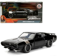 JADA FAST & FURIOUS DOM'S PLYMOUTH GTX FAST FURIOUS SKALA 1:32 ORIGINAL JADA DIECAST CAR DOM PLYMOUT