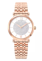 Aries Gold Aries Gold Draliet Rose Gold Stainless Steel Strap Women Watch L 5042 RG-W