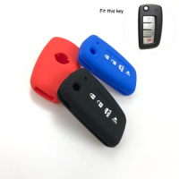 Car accessories 4 Buttons Remote Protector Cover Keychains Car Key Case For Nissan NV200 Sentra Versa Teana Livina X-trail