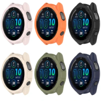 Screen Protector Case for Garmin Forerunner 965 Smartwatch TPU Protective Covers Scratched Full Protective Bumper Shell