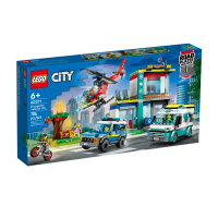 【LEGO 樂高】City 城市系列 - 緊急救援交通工具總部(60371)