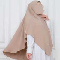 Khimar Basic      bybinti Airflow Crinkle Muslim Jilbab