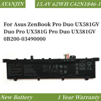 C42N1846-1 15.4V 62WH Laptop Battery For Asus ZenBook Pro Duo UX581GV Duo Pro UX581G Pro Duo UX581GV 0B200-03490000