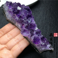 純天然紫水晶簇原石觀賞礦石轉運實物圖2