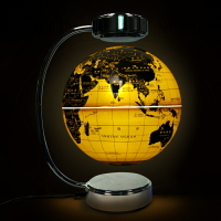 天嶼磁懸浮地球儀夜燈8寸發光自轉創意工藝禮品擺件朋友生日禮物
