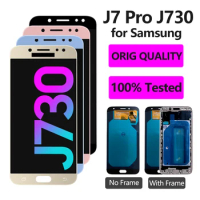 5.5" Super Amoled Display Replacement for Samsung J7 Pro J730 LCD with Touch Screen Digitizer Assembly for Galaxy J7 2017