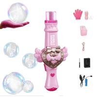Bubble Machine Elastic Bubble Fog Wand Fog Bubble Machine Fun Science Experiments Kids Toys Parent-c