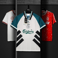 [ Home Away Third ] Jersey Liverpool Chimera  Retro Bahan 100% Polyester Kualitas Tinggi Bordir HD -