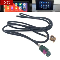 4 Pin Car Radio Carplay HSD Screen MMI Monitor installation Wiring Harness Adapter Cable For VW Audi Android Auto