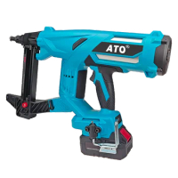 ATO A8221 Rechargeable Power Tools Nail Tools Lithium Battery Nail Gun Cordless Drill 21V Cordless Concrete Nail Gun