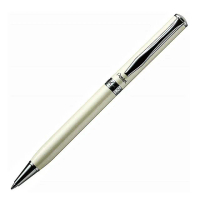 【PENTEL】Pentel飛龍B811W高級不鏽鋼原子筆 象牙白