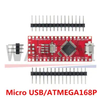 Nano Micro USB With the bootloader compatible Nano V3 Red controller for arduino CH340 USB driver 16Mhz Nano v3.0 ATMEGA168P
