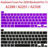 US style keyboard cover for 2020 Macbook Pro 13 A2289 A2251 A2338 2019 Pro 16 A2141 silicon keyboard skin protector