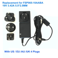 19V 3.43A 65W 5.5x2.5mm AC DC Adapter Replace For FSP FSP065-10AABA Intel NUC Asus Laptop PC Power Supply Charger 4 plugs