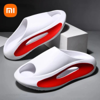 Xiaomi Sneaker Slippers For Women Men Thick Bottom Platform Slides Soft EVA Hollow Unisex Sports Sandals Casual Beach Shoes