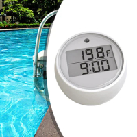 Water Thermometers For Ice Bath Waterproof Floating Thermometers Bath Pool Thermometers Digital Water Thermometers With Timer