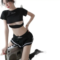 Jennifer lingerie set baju dan rok sexy cosplay police